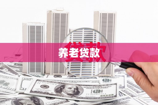 广元养老贷款