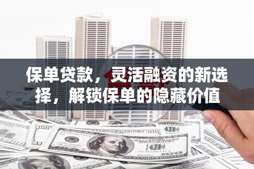 广元保单贷款，灵活融资的新选择，解锁保单的隐藏价值