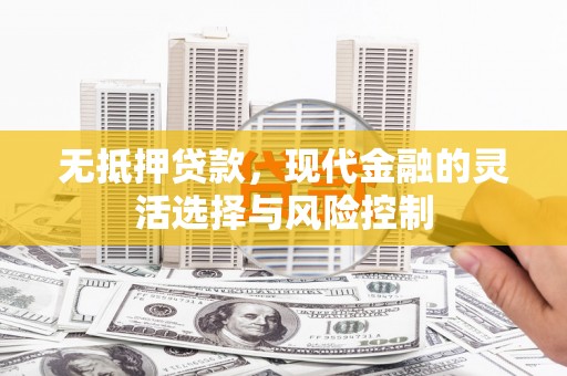 广元无抵押贷款，现代金融的灵活选择与风险控制