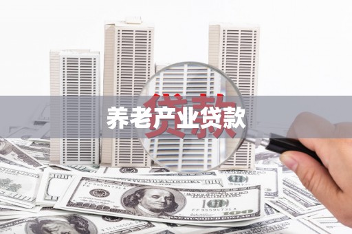 广元养老产业贷款
