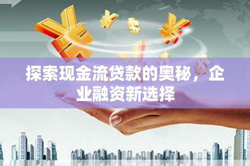 广元探索现金流贷款的奥秘，企业融资新选择