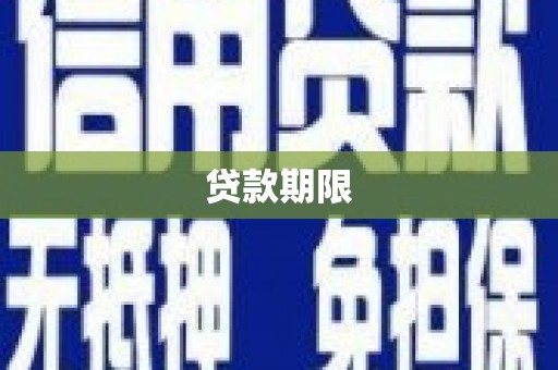 广元贷款期限