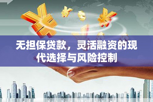 广元无担保贷款，灵活融资的现代选择与风险控制