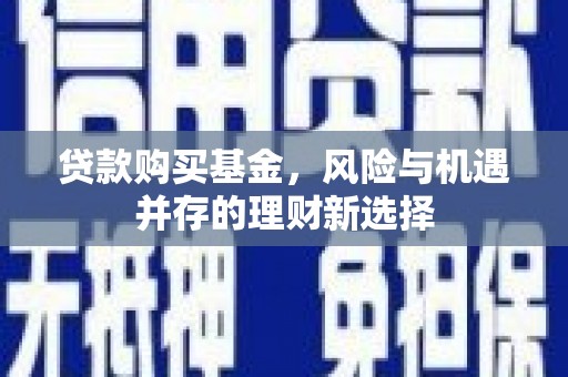 广元贷款购买基金，风险与机遇并存的理财新选择