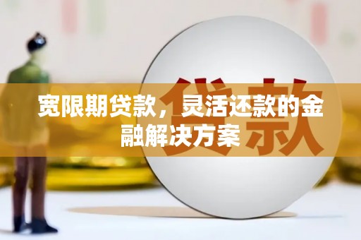 广元宽限期贷款，灵活还款的金融解决方案