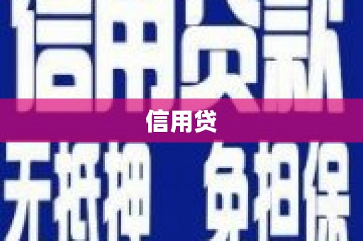 广元信用贷