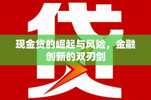 广元现金贷的崛起与风险，金融创新的双刃剑