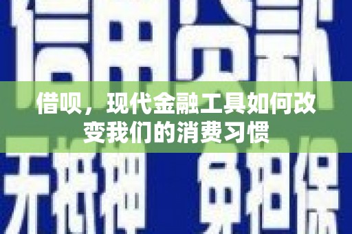 广元借呗，现代金融工具如何改变我们的消费习惯
