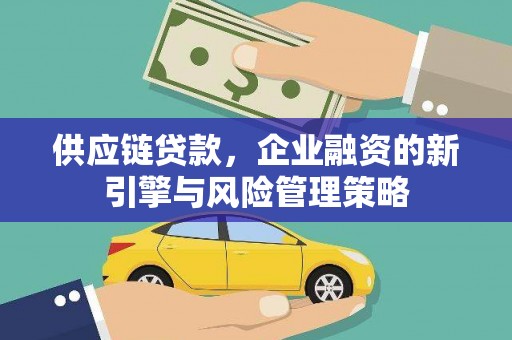 广元供应链贷款，企业融资的新引擎与风险管理策略
