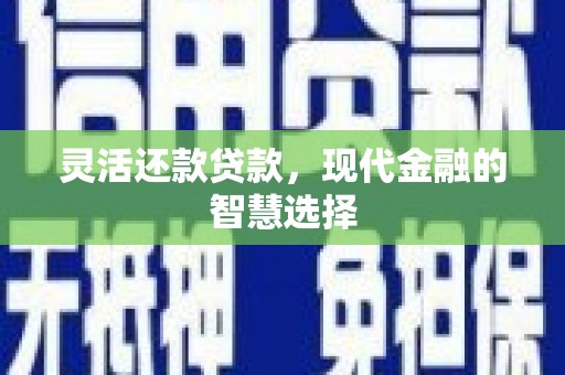 广元灵活还款贷款，现代金融的智慧选择