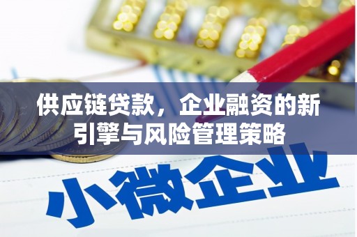 广元供应链贷款，企业融资的新引擎与风险管理策略