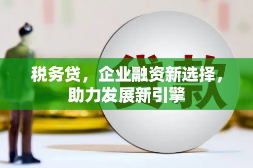 广元税务贷，企业融资新选择，助力发展新引擎