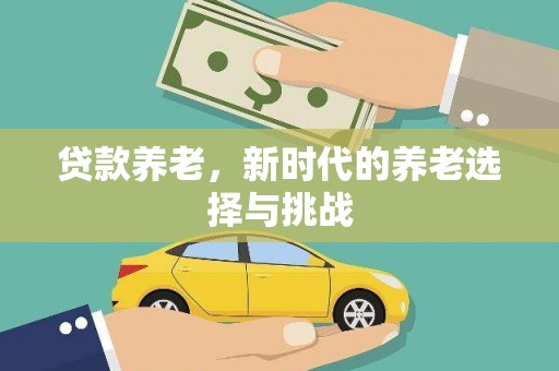 广元贷款养老，新时代的养老选择与挑战