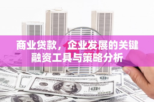 广元商业贷款，企业发展的关键融资工具与策略分析