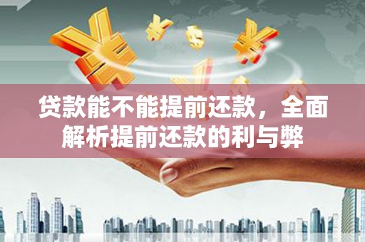 广元贷款能不能提前还款，全面解析提前还款的利与弊