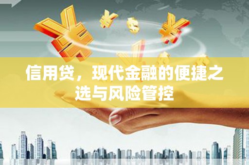 广元信用贷，现代金融的便捷之选与风险管控