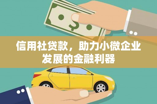 广元信用社贷款，助力小微企业发展的金融利器