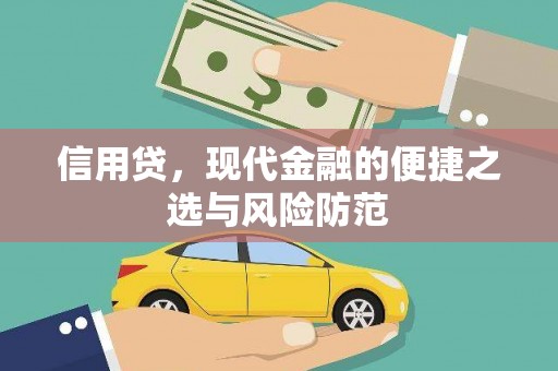广元信用贷，现代金融的便捷之选与风险防范