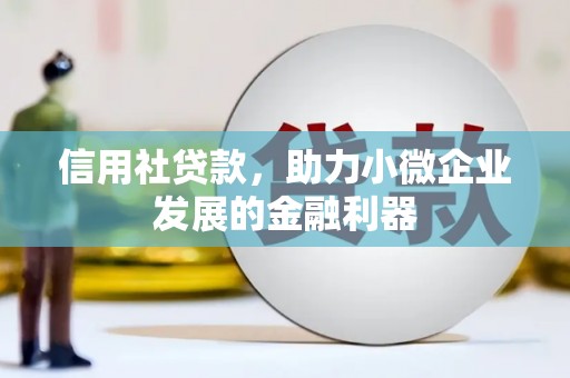 广元信用社贷款，助力小微企业发展的金融利器