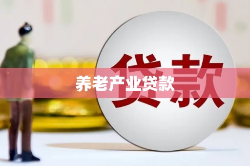广元养老产业贷款