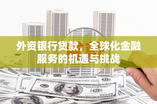 广元外资银行贷款，全球化金融服务的机遇与挑战