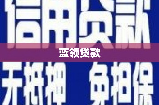 广元蓝领贷款